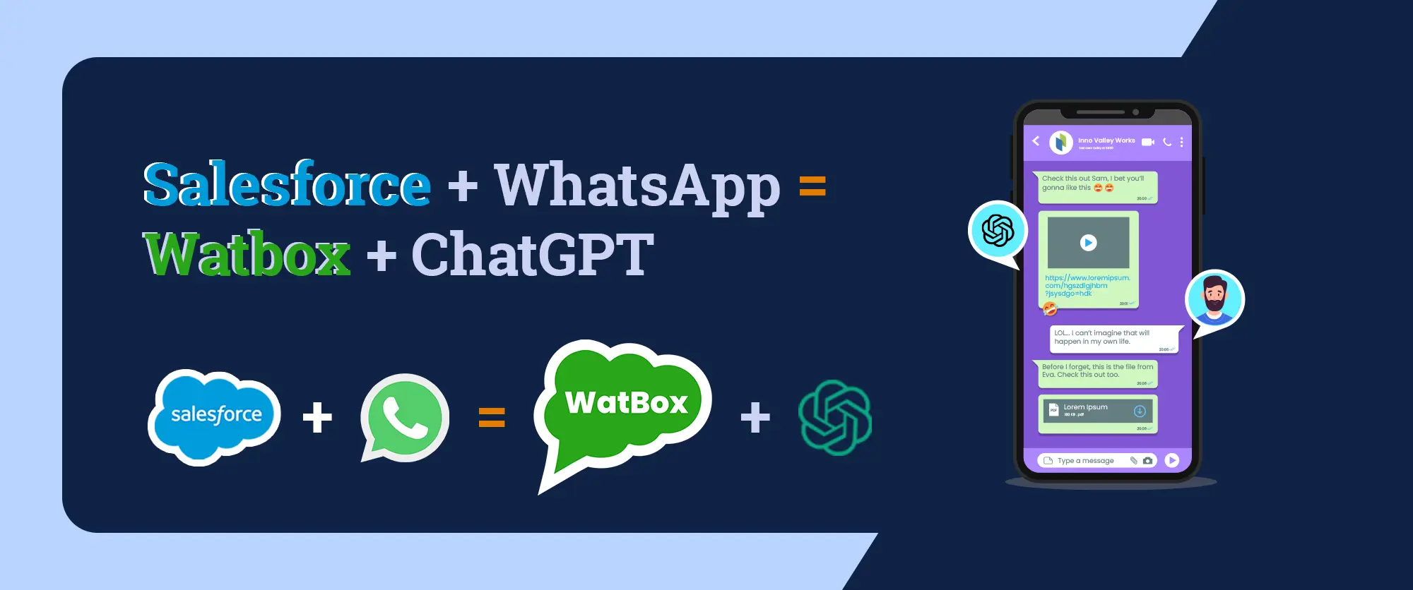 salesforce chatgpt whatsapp