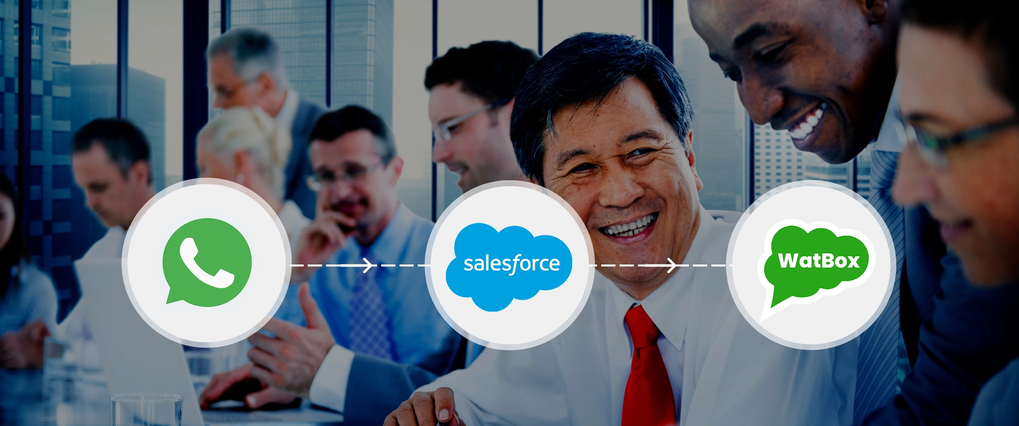 salesforce whatsapp for business