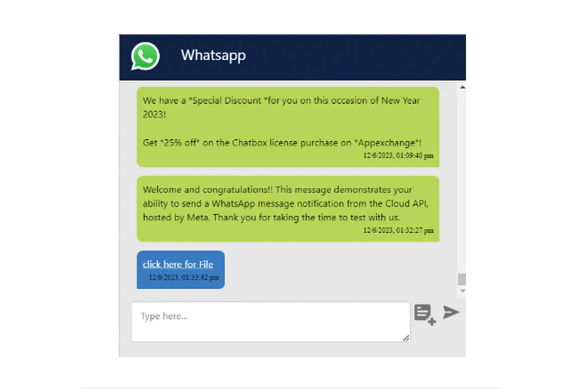 Salesforce WhatsApp for Hospitality